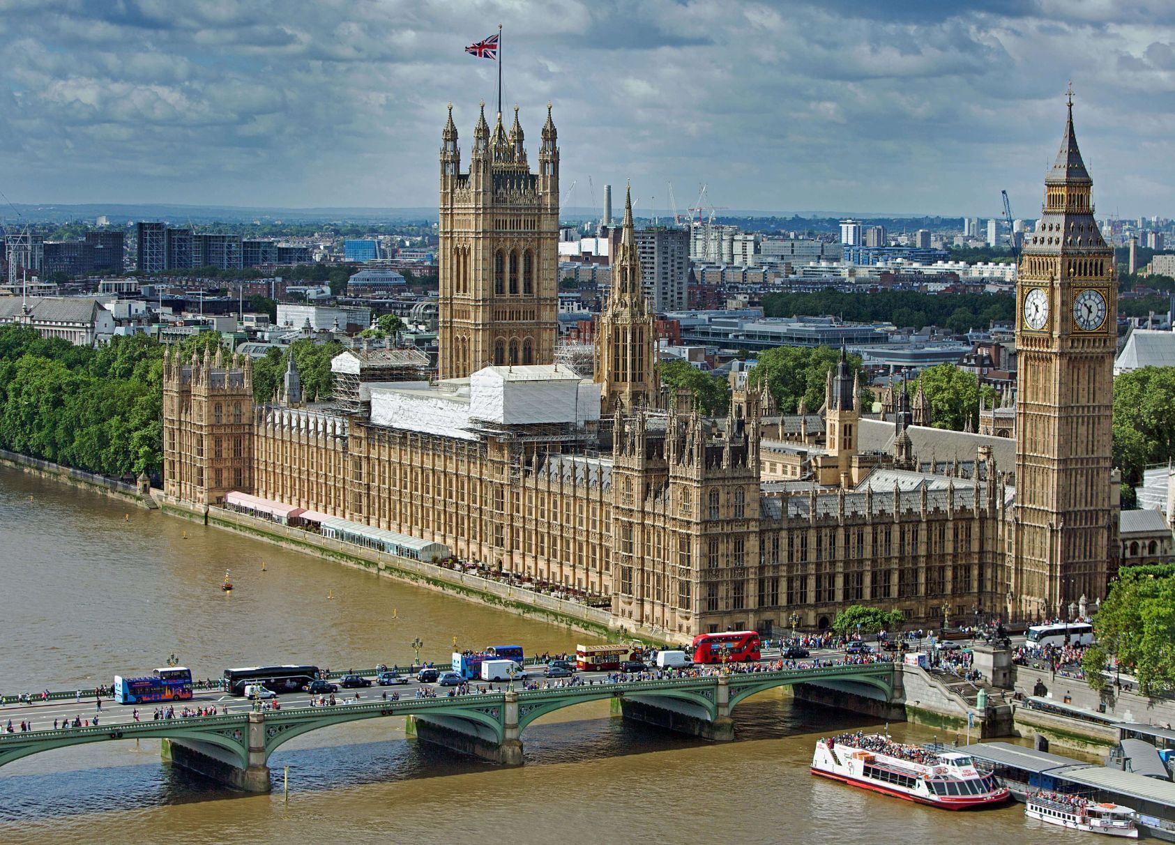 Photo of the Palace of Westminster
