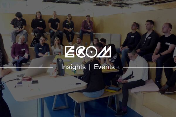 ECOM insight banner for an event blog about UX Sessions Manchester